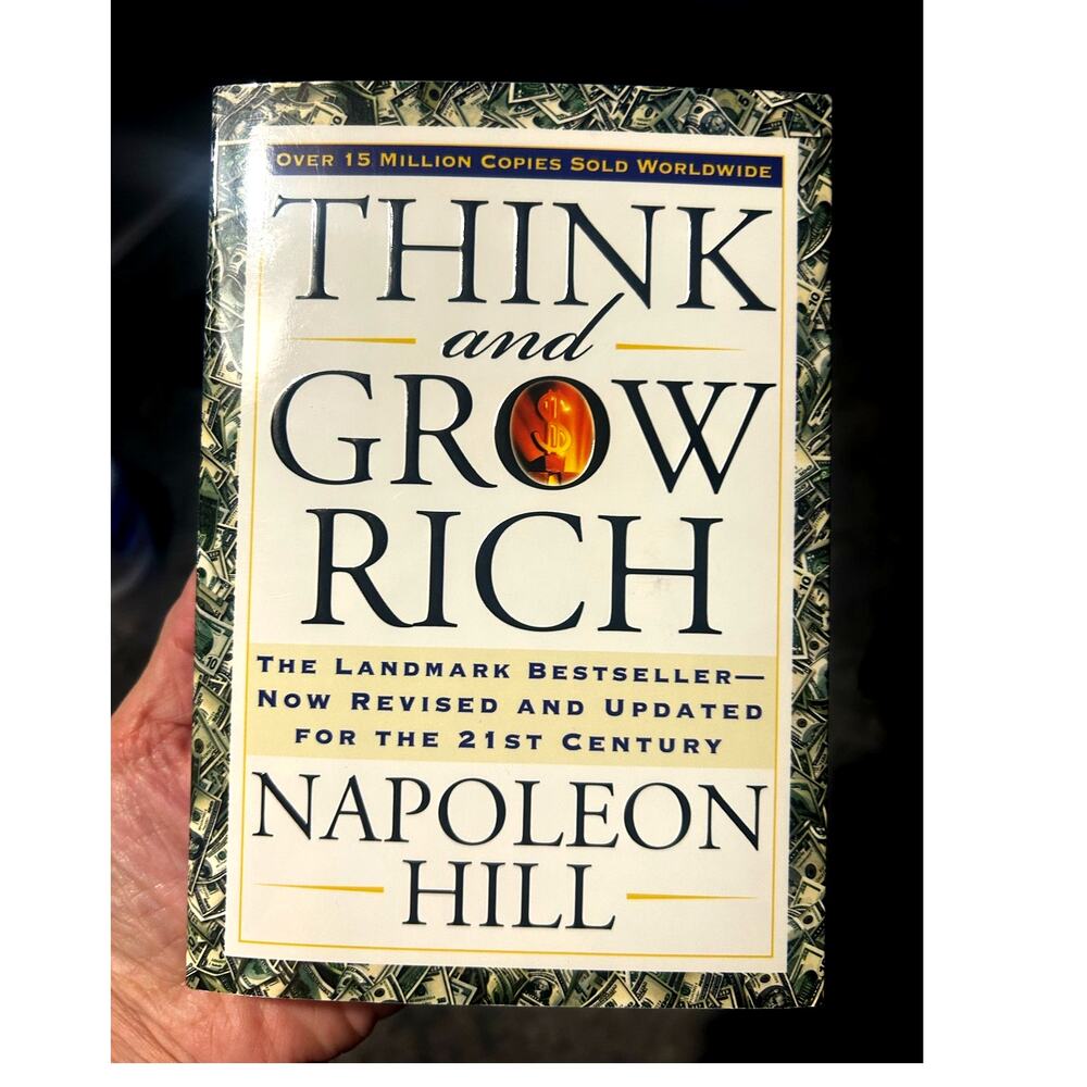 Book Paperback:  Think and Grow Rich, Napoleon Hill Deckle edges